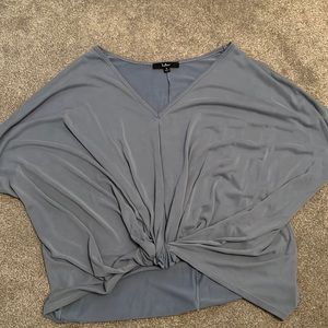 Lulu’s size S blue shirt. Never worn, no tags